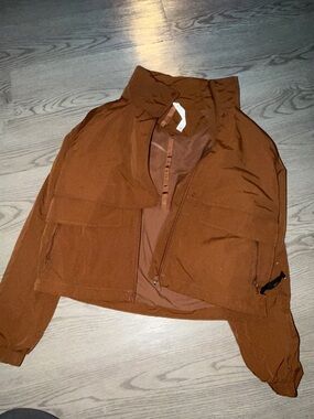 lululemon athletica Rust-Brown Bomber Jacket